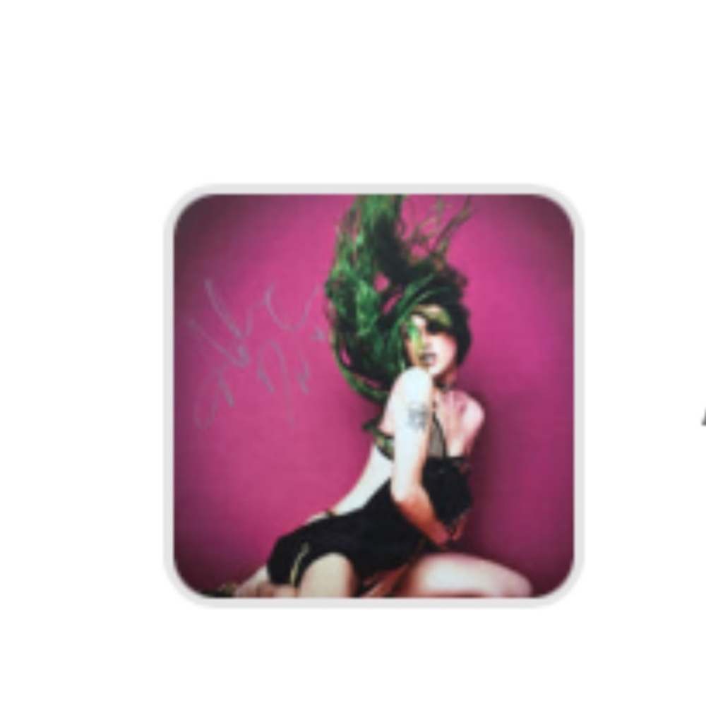 Adore Delano Purple and Green 12”x15” Signed Poster